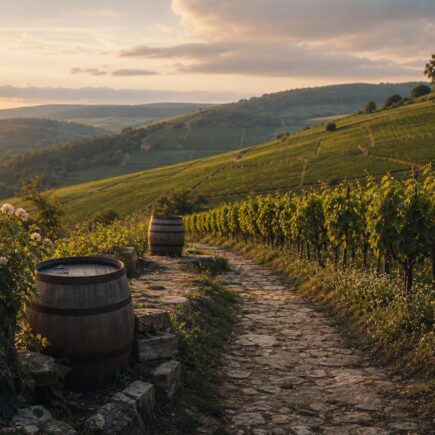 Vignobles de la côte de Beaune lors d'un wine tour en Bourgogne